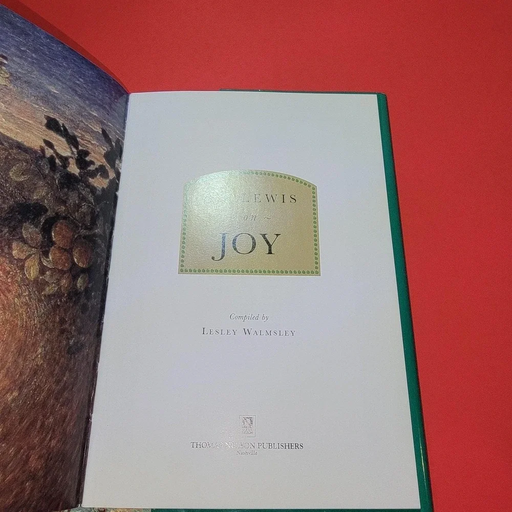 C.S. Lewis On Faith & On Joy Hardcover Gift Books Thomas Nelson Illustrated Set